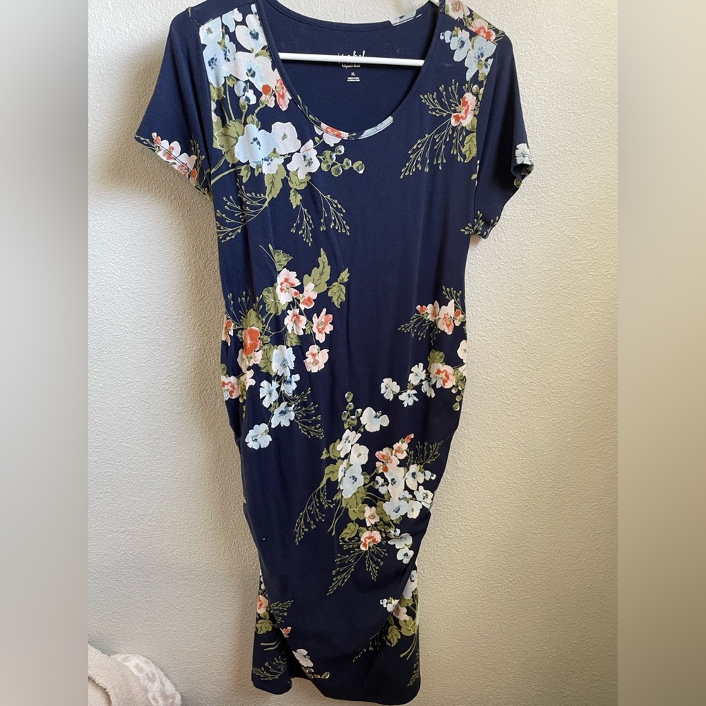Short Sleeve T-Shirt Maternity Dress - Isabel Maternity by Ingrid & Isabel